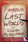 McAllister, Gillian - Famous Last Words