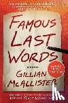 McAllister, Gillian - Famous Last Words