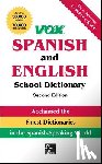 Vox - Vox Spanish and English School Dictionary, Paperback, 2nd Edition