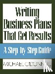 Odonnell - Writing Business Plans That Get Results
