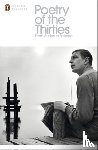  - Poetry of the Thirties