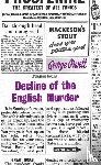 Orwell, George - Decline of the English Murder