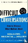 Stone, Douglas, Patton, Bruce, Heen, Sheila - Stone, D: Difficult Conversations