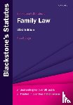 George, Rob (Professor of Law and Policy - Blackstone's Statutes on Family Law