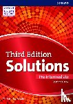 Davies, Paul, Falla, Tim - Solutions: Pre-Intermediate: Student's Book