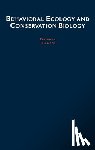  - Behavioral Ecology and Conservation Biology