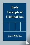 Fletcher - Basic Concepts of Criminal Law