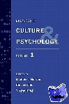  - Advances in Culture and Psychology - Volume 1