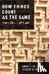 Seligman, Adam B. (Professor in the Department of Religion, Weller, Robert P. (Professor in the Department of Anthropology - How Things Count as the Same