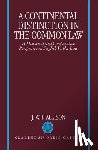 Allison, J. W. F. (University Senior Lecturer in Law - A Continental Distinction in the Common Law