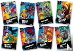 Pimm, Janice, Gatward, David, Rayner, Jacqueline, Gibbons, Alan - Project X Alien Adventures: Dark Red Book Band, Oxford Levels 17-18: Dark Red Book Band, Mixed Pack of 8