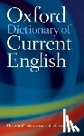 Oxford University Press - Oxford Dictionary of Current English