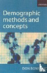 Rowland, Donald T. ( - Demographic Methods and Concepts