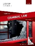 Loveless, Janet (Former Senior Lecturer in Law, Allen, Mischa (Associate Lecturer in Law, Derry, Caroline (Lecturer in Law - Complete Criminal Law
