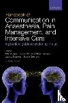  - Handbook of Communication in Anaesthesia, Pain Management, and Intensive Care