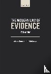 Keane, Adrian (Emeritus Professor of Law, McKeown, Paul (Associate Professor of Law - The Modern Law of Evidence