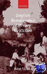 Vickers, Brian (, ETH Zurich) - English Renaissance Literary Criticism