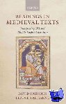 - Readings in Medieval Texts - Interpreting Old and Middle English Literature