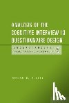 Willis, Gordon (Cognitive Psychologist - Analysis of the Cognitive Interview in Questionnaire Design