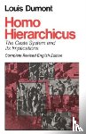Dumont, Louis - Homo Hierarchicus