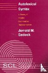 Sadock, Jerrold M. - Autolexical Syntax