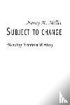 Miller, Nancy K. - Subject to Change