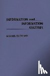Buckland, Michael - Information and Information Systems