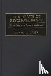 Eisner, Donald A. - The Death of Psychotherapy