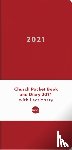  - Church Pocket Book and Diary 2021 Red