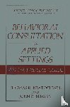 Kratochwill, Thomas R., Bergan, John R. - Behavioral Consultation in Applied Settings
