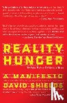 Shields, David - REALITY HUNGER