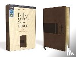 Zondervan - Niv, Premium Gift Bible, Leathersoft, Brown, Red Letter Edition, Comfort Print