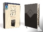 Zondervan - Niv, Premium Gift Bible, Leathersoft, Black/Gray, Red Letter Edition, Indexed, Comfort Print