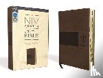 Zondervan - Zondervan: Niv, Premium Gift Bible, Leathersoft, Brown, Red