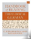 Jones, Christopher Ryan, Hirt, Katharina - Handbook of Reading Theological German