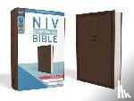 Zondervan - NIV, Value Thinline Bible, Large Print, Imitation Leather, Brown