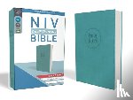 Zondervan - NIV, Value Thinline Bible, Large Print, Imitation Leather, Blue
