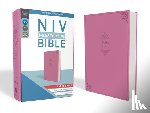 Zondervan - NIV, Value Thinline Bible, Large Print, Imitation Leather, Pink
