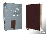 Zondervan - NIV, Thinline Bible, Giant Print, Bonded Leather, Burgundy, Red Letter Edition