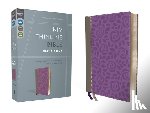 Zondervan - NIV, Thinline Bible, Giant Print, Imitation Leather, Gray/Purple, Red Letter Edition