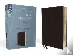 Zondervan - Zondervan: NIV, Thinline Bible, Bonded Leather, Black, Red L