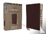 Zondervan - NIV, Reference Bible, Giant Print, Bonded Leather, Burgundy, Red Letter Edition, Indexed, Comfort Print