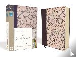Zondervan, Zondervan - NIV, Journal the Word Bible (Perfect for Note-Taking), Cloth over Board, Pink Floral, Red Letter, Comfort Print