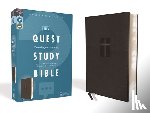 Zondervan - Zondervan: Niv, Quest Study Bible, Leathersoft, Black, Comfo