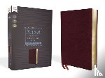 Zondervan - NASB, Thinline Bible, Large Print, Bonded Leather, Burgundy, Red Letter, 1995 Text, Comfort Print