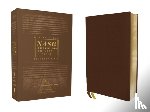 Zondervan - NASB, Thinline Bible, Genuine Leather, Buffalo, Brown, Red Letter, 1995 Text, Comfort Print