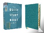 Christianity Today Intl - Niv, Quest Study Bible, Personal Size, Leathersoft, Teal, Thumb Indexed, Comfort Print: The Only Q and A Study Bible