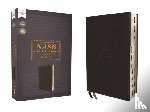 Zondervan - NASB, Thinline Bible, Leathersoft, Black, Red Letter, 2020 Text, Thumb Indexed, Comfort Print