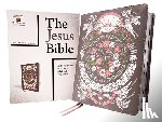 Passion Publishing - The Jesus Bible Artist Edition, Niv, (with Thumb Tabs to Help Locate the Books of the Bible), Leathersoft, Gray Floral, Thumb Indexed, Comfort Print