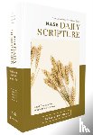 Zondervan - NASB, Daily Scripture, Super Giant Print, Paperback, White/Gold, 1995 Text, Comfort Print